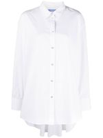 Nina Ricci chemise à logo brodé - Blanc - thumbnail