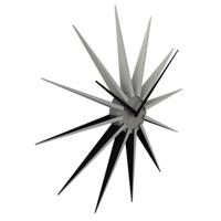 NeXtime klok 3051zi nova, ø50 cm, wall, black/ silver