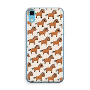 Pony: iPhone XR Transparant Hoesje