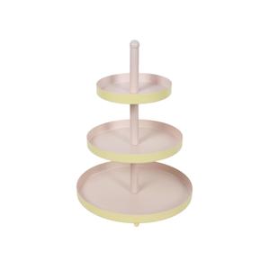 Etagere metaal 3-laags Ø25xh35cm
