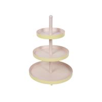 Etagere metaal 3-laags Ø25xh35cm