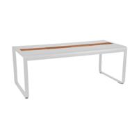 Fermob Bellevie tuintafel met opslagruimte 196x90 cm Cotton White
