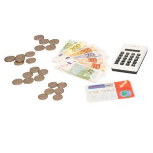Speelgeld set - met rekenmachine en bankpasje - Winkeltje spelen