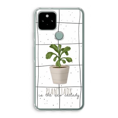 Kamerplant op vensterruit: Google Pixel 5 Transparant Hoesje