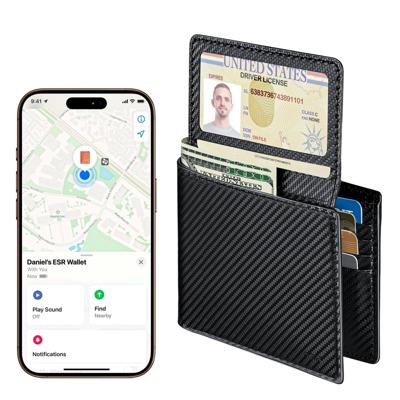 Geo Wallet with Find My - Black Carbon Fiber Geo Wallet with Find My - Black Carbon Fiber