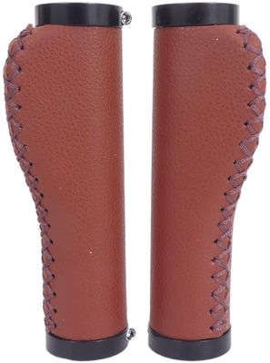 Edge Handvatset leer incl lockring - camel brown- 135/135mm (werkplaatsverpakking)