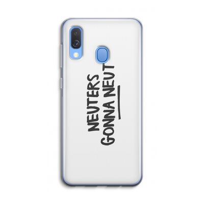 Neuters: Samsung Galaxy A40 Transparant Hoesje