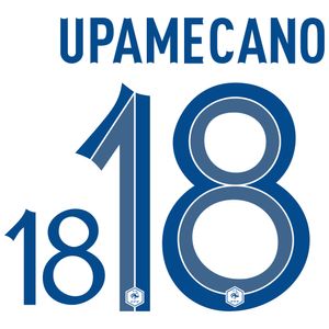 Upamecano 18 (Officiële Frankrijk Away Bedrukking 2022-2023)