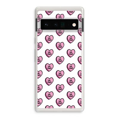 GIRL POWER: Google Pixel 6 Pro Transparant Hoesje