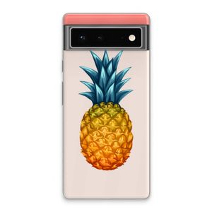 Grote ananas: Google Pixel 6 Transparant Hoesje