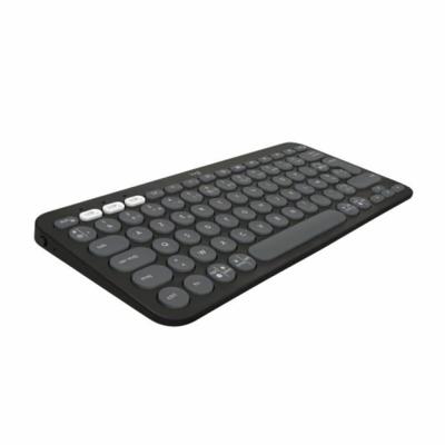 Tablet toetsenbord Logitech K380 Frans Grijs Grafiet Donker grijs AZERTY