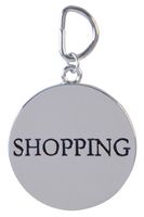 Shopping Sleutelhanger - 3cm - thumbnail