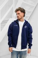 24 Uomo Symbol Zipped Hoodie Heren Navy - Maat XL - Kleur: Blauw | Soccerfanshop