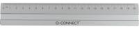 Q-CONNECT meetlat, aluminium, 20 cm, in ophangetui