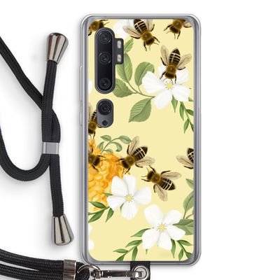 No flowers without bees: Xiaomi Mi Note 10 Pro Transparant Hoesje met koord