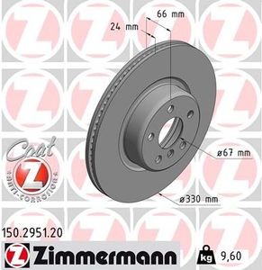 Remschijf COAT Z 150295120