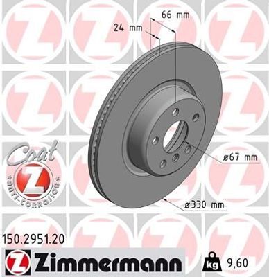 Remschijf COAT Z 150295120