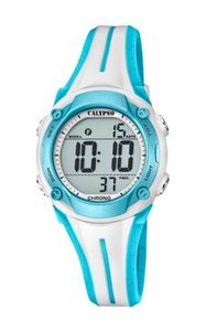 Horlogeband Calypso K5682-8 Kunststof/Plastic Blauw 17mm