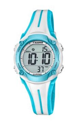 Horlogeband Calypso K5682-8 Kunststof/Plastic Blauw 17mm