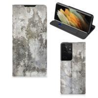 Samsung Galaxy S21 Ultra | Standcase | Beton Print