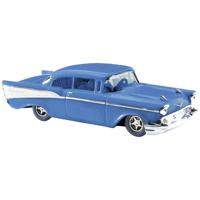 Busch 45025 H0 Auto Chevrolet BEL Air 57, blauw - thumbnail