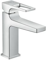 Hansgrohe Metropol 110 EcoSmart wastafelmengkraan met beugelgreep en push-open plug chroom