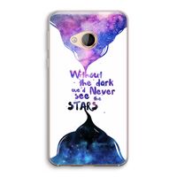 Stars quote: HTC U Play Transparant Hoesje