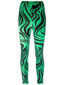 Philosophy Di Lorenzo Serafini legging imprimé à taille élastiquée - Vert