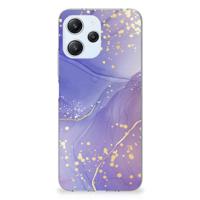 Smartphone hoesje voor Xiaomi Redmi 12 4G Watercolor Paars