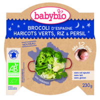 Babybio Mon petit plat broccoli princessenbonen rijst bio Babybio Mon petit plat broccoli princessenbonen rijst bio