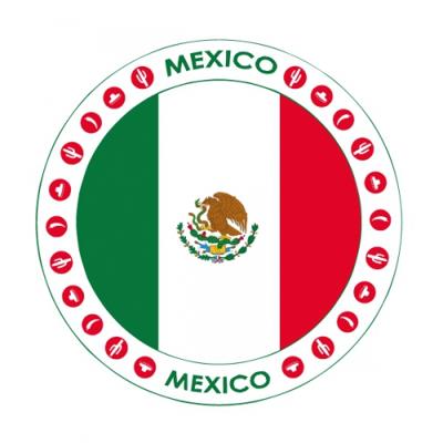 Bierviltjes Mexico - 50x stuks - landenthema - versiering - onderzetter