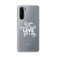Partner in crime: OnePlus Nord Transparant Hoesje