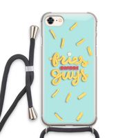 Always fries: iPhone 8 Transparant Hoesje met koord