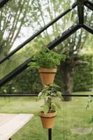 Royal Well set van 4 pothouders voor tuinkas - zwart