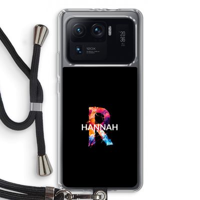 Abstract Spectrum: Xiaomi Mi 11 Ultra Transparant Hoesje met koord