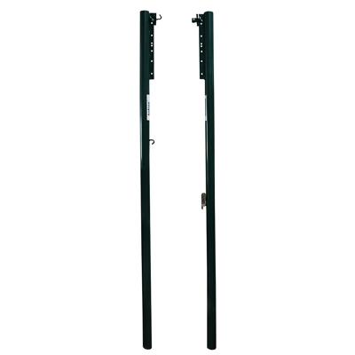 SET METALLIC VOLLEYBALL POLES, FIXED, Ø 80MM