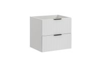 Comad Adele White FSC onderkast met ribbelfront 60cm wit mat