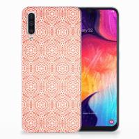 Samsung Galaxy A50 | TPU bumper | Pattern Orange