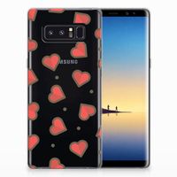 Samsung Galaxy Note 8 TPU bumper Hearts - thumbnail