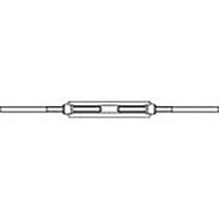 TOOLCRAFT TO-6866037 Spanmoer met 2 laseinden M24 Staal Verzinkt DIN 1480 1 stuk(s)