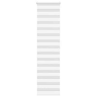 VidaXL Zebra rolgordijn 65x200 cm stofbreedte 60,9 cm polyester wit