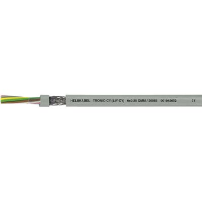 HELU 20038-1000 Datakabel LiYCY 16 x 0.25 mm² Grijs 1000 m