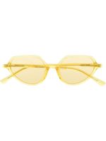 Linda Farrow lunettes de soleil C7 à monture papillon - Jaune