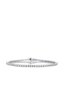 DE BEERS bracelet DB Classic Eternity Line en or blanc 18ct pavé de diamants - Argent