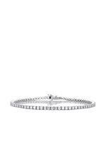 DE BEERS bracelet DB Classic Eternity Line en or blanc 18ct pavé de diamants - Argent