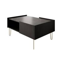 Meubella Salontafel Hacienda - Zwart - 97 cm - thumbnail