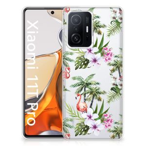 Xiaomi 11T | 11T Pro TPU Hoesje Flamingo Palms