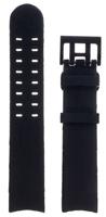 Horlogeband Hamilton H691776131 / H776720 / H776820 / Khaki Navy Rubber Zwart 21mm