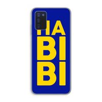 Habibi Blue: Samsung Galaxy A03s Transparant Hoesje