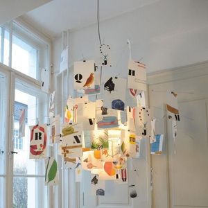 Ingo Maurer Zettel'Z 5 Munari Hanglamp